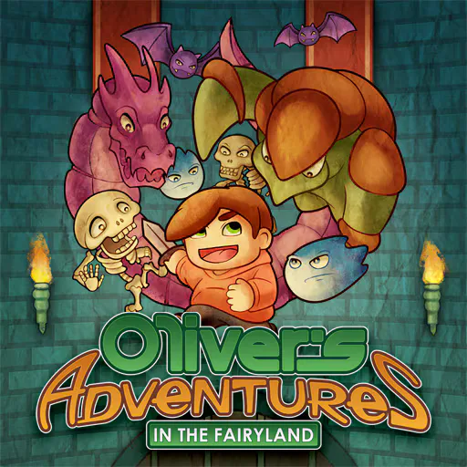 Copertina di Oliver's Adventures in the Fairyland