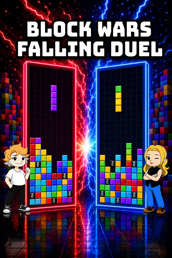 Copertina di Block Wars: Falling Duel