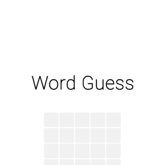 Copertina di Word Guess