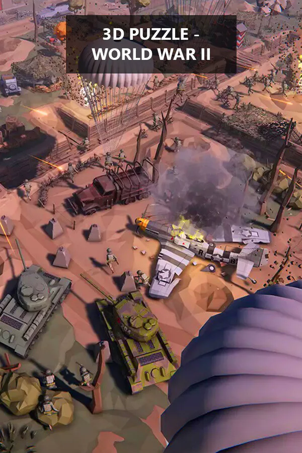 Copertina di 3D PUZZLE - World War II