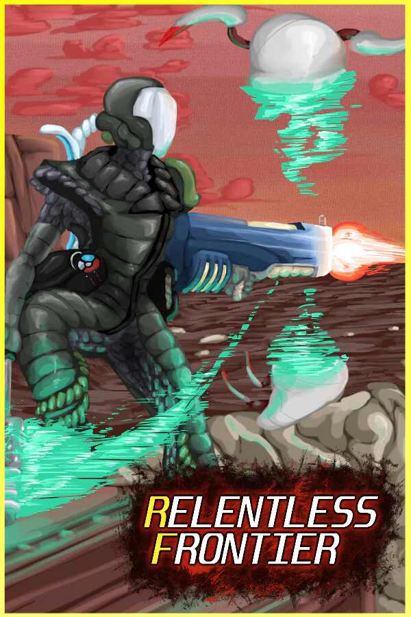 Copertina di Relentless Frontier