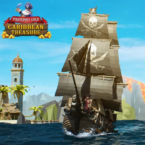 Copertina di Piratespoly Gold: Caribbean Treasure