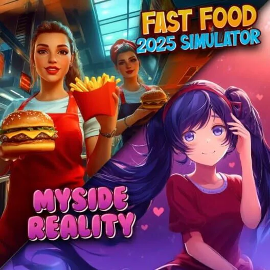 Copertina di Fast Food 2025 Simulator & MYSIDE REALITY