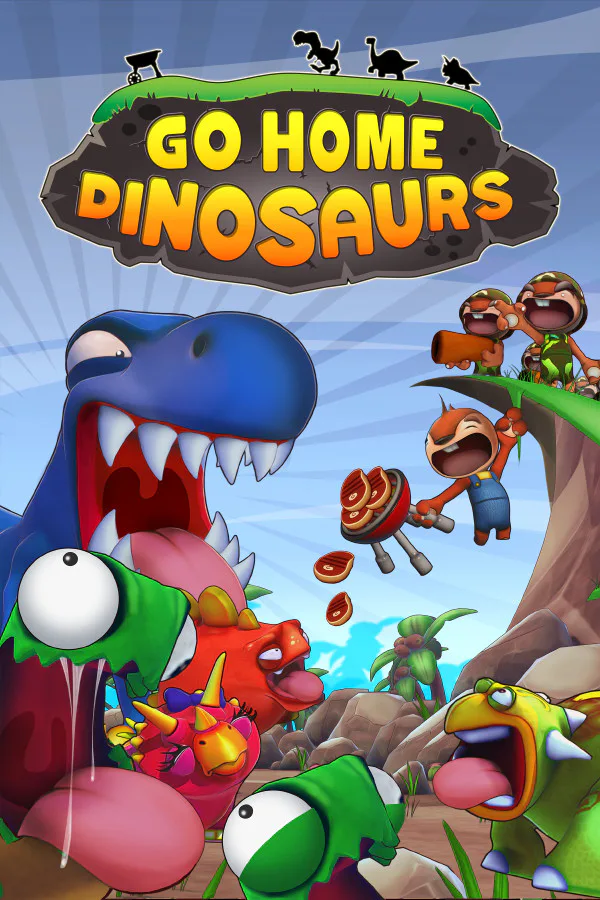 Copertina di Go Home Dinosaurs!