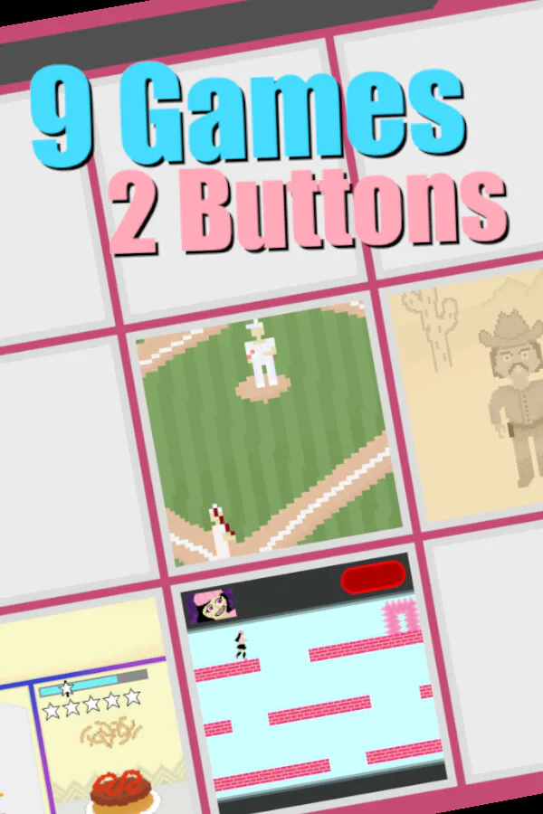 Copertina di 9 Games, 2 Buttons