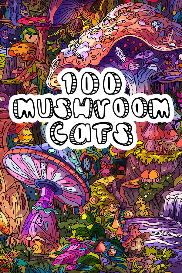 Copertina di 100 Mushroom Cats