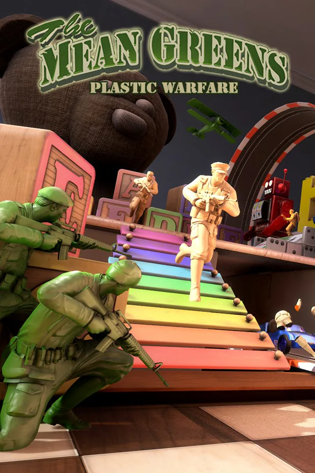 Copertina di The Mean Greens - Plastic Warfare