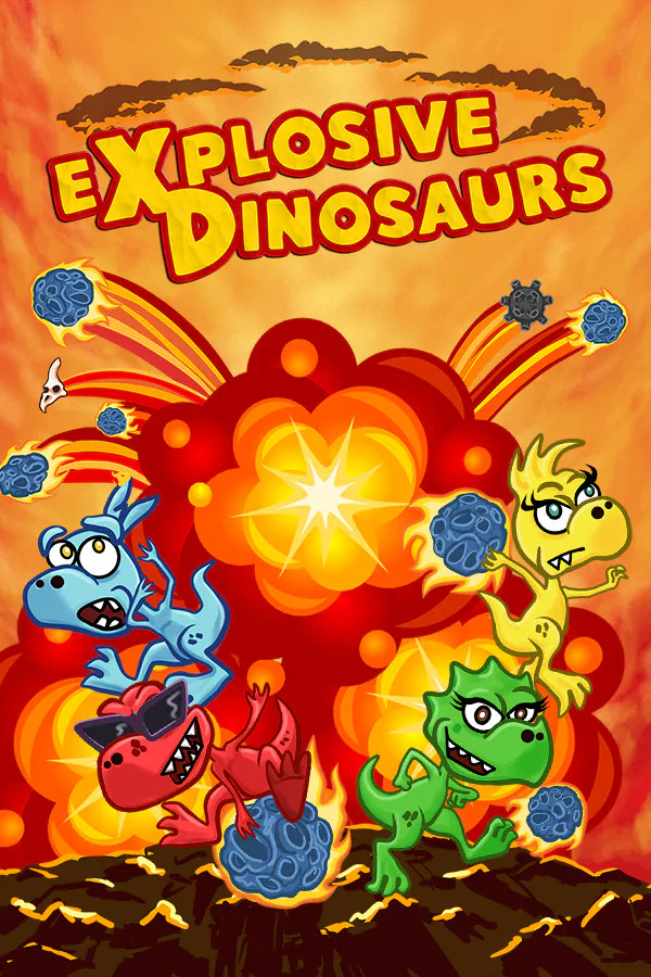 Copertina di Explosive Dinosaurs