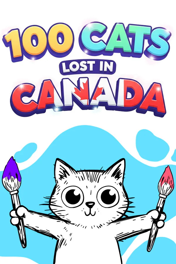 Copertina di 100 Cats Lost In Canada Find & Color