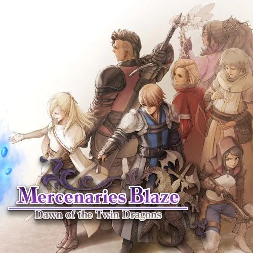 Copertina di Mercenaries Blaze: Dawn of the Twin Dragons