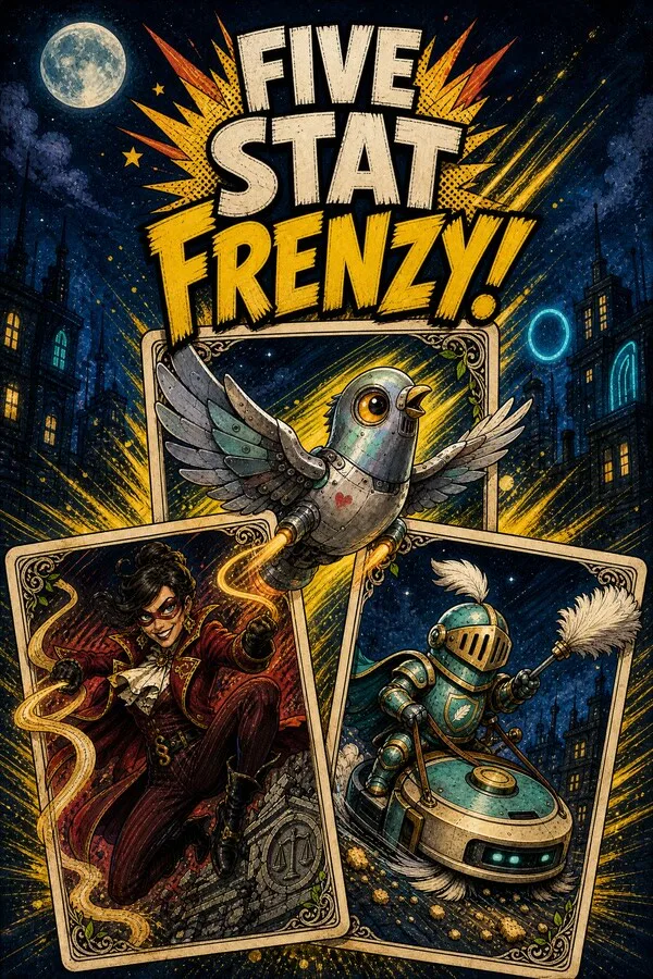 Copertina di FIVE STAT FRENZY!