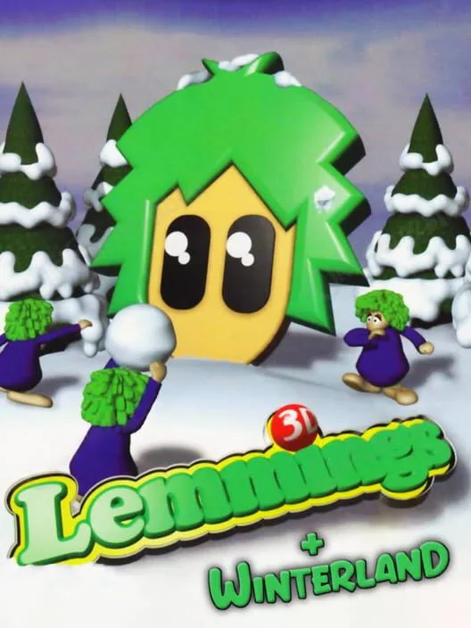 Copertina di 3D Lemmings Winterland