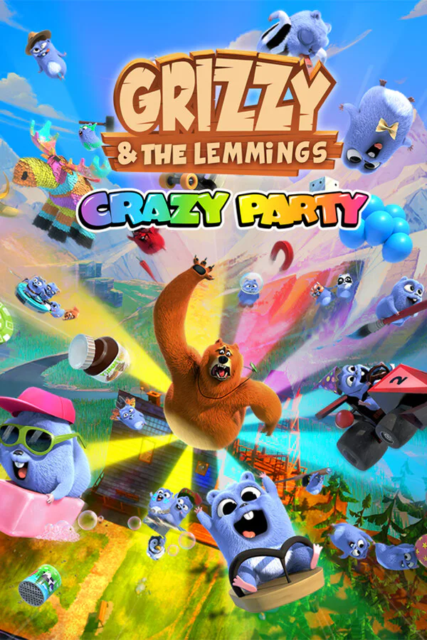 Copertina di Grizzy e i Lemmings - Crazy Party