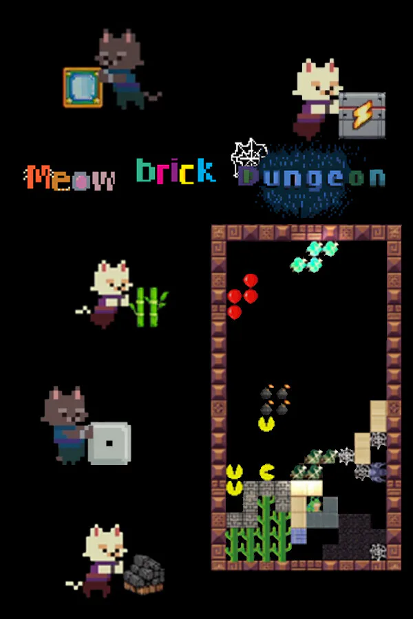 Copertina di Meowbrick Dungeon