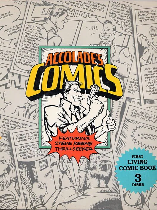 Copertina di Accolade's Comics featuring Steve Keene Thrillseeker