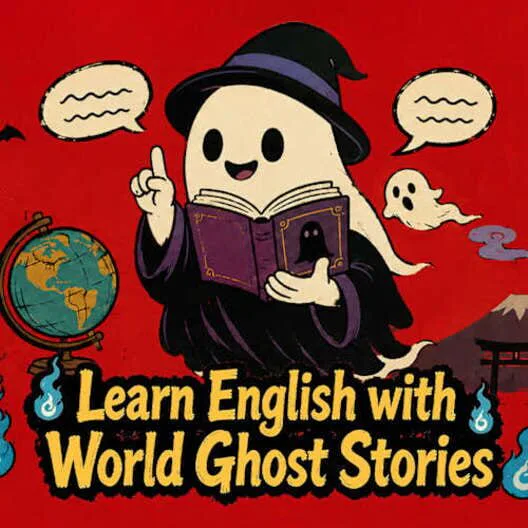 Copertina di Learn English with World Ghost Stories