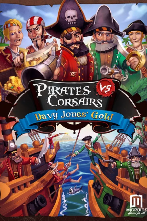 Copertina di Pirates vs Corsairs: Davy Jones's Gold