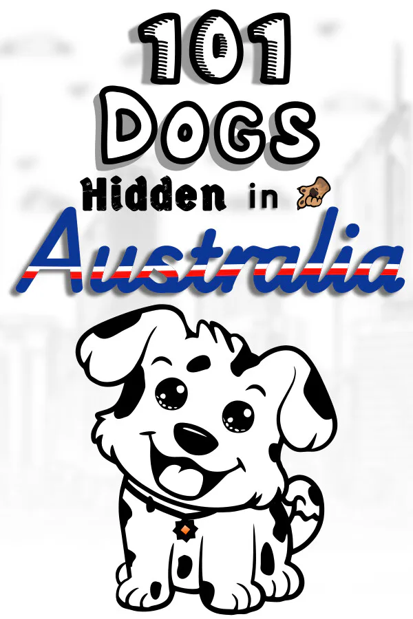 Copertina di 101 Dogs Hidden in Australia