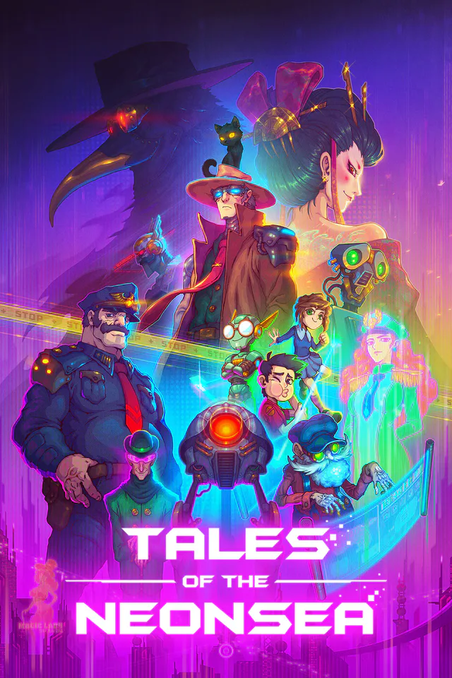 Copertina di Tales of the Neon Sea