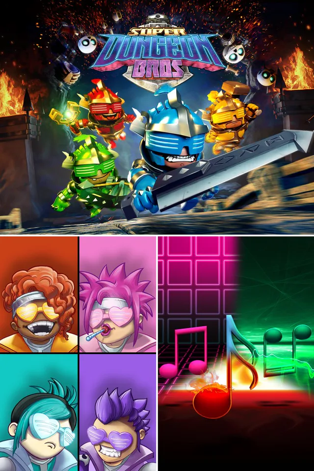 Copertina di Super Dungeon Bros Mega Bundle Pack