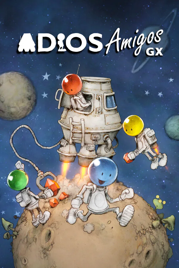 Copertina di ADIOS Amigos: Galactic Explorers