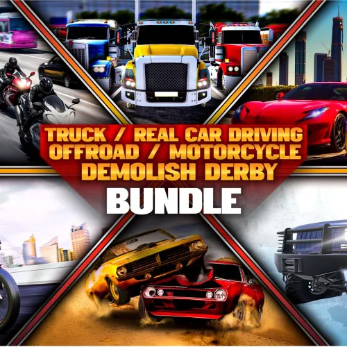 Copertina di TRUCK / REAL CAR DRIVING / Offroad / Motorcycle / DEMOLISH DERBY BUNDLE