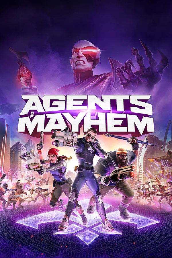 Copertina di Agents of Mayhem