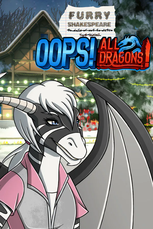 Copertina di Furry Shakespeare: Oops! All Dragons!