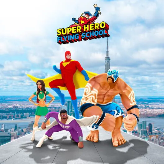 Copertina di Super Hero Flying School