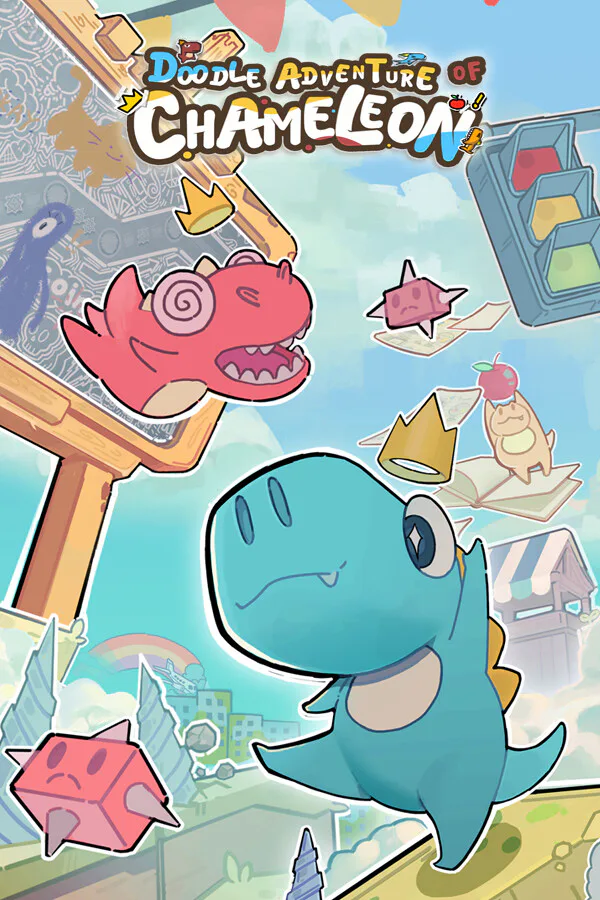 Copertina di Doodle Adventure of Chameleon
