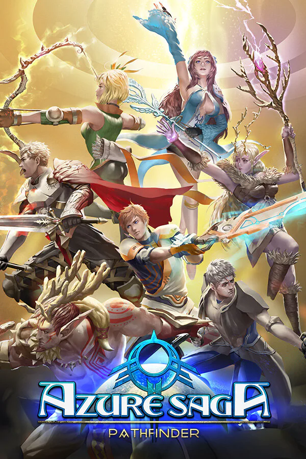 Copertina di Azure Saga: Pathfinder