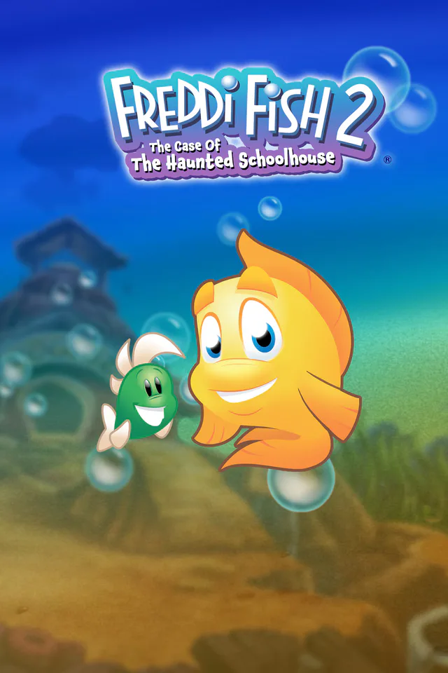 Copertina di Freddi Fish 2: The Case of The Haunted Schoolhouse