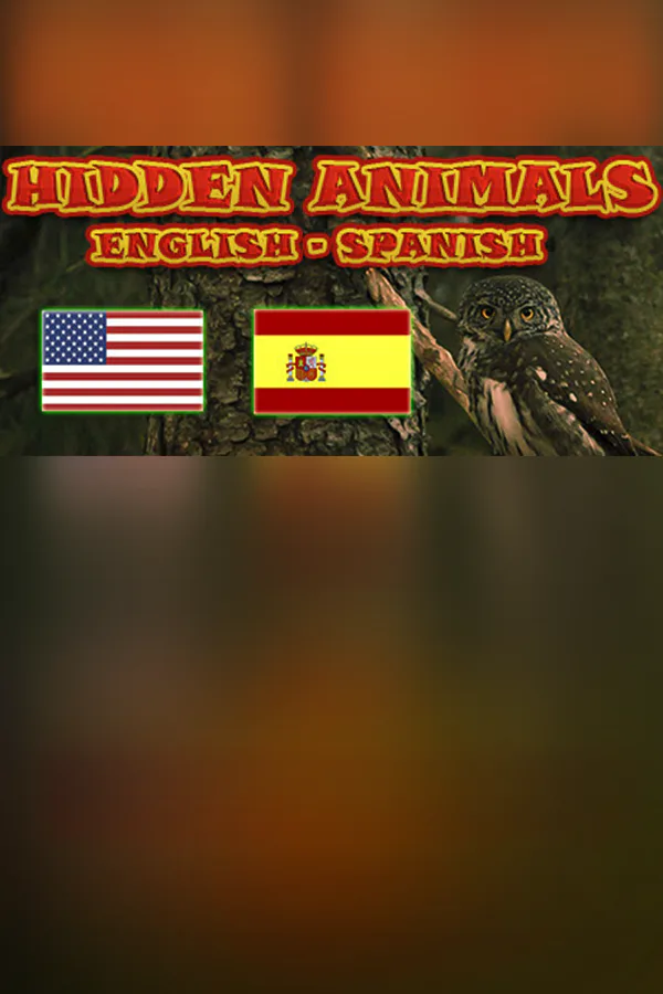 Copertina di Hidden Animals: English - Spanish