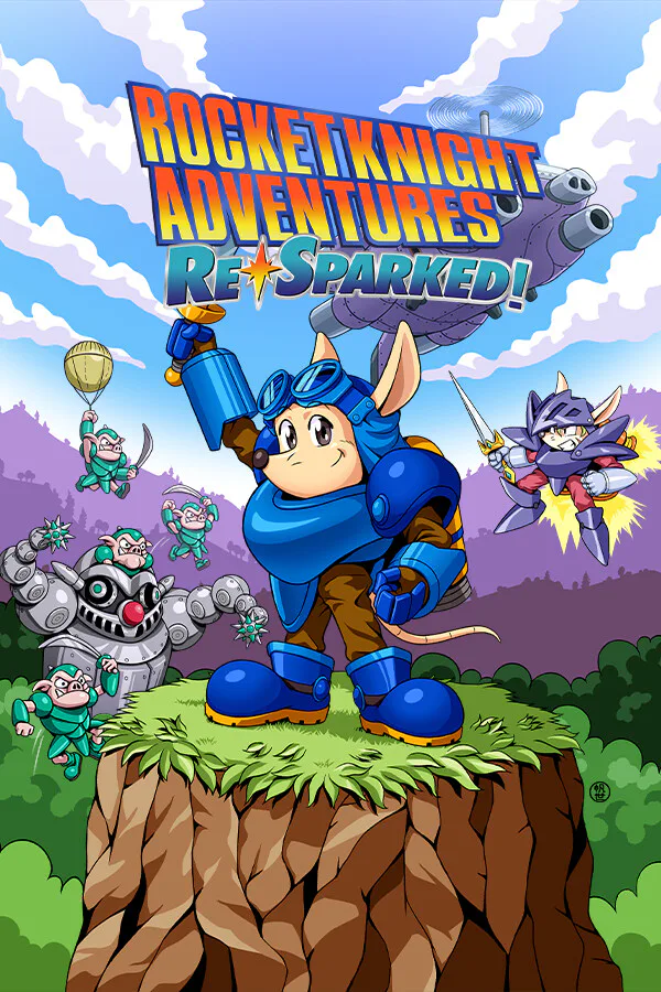 Copertina di Rocket Knight Adventures: Re-Sparked
