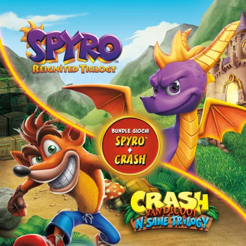 Copertina di Bundle Giochi Rimasterizzati Spyro™ + Crash