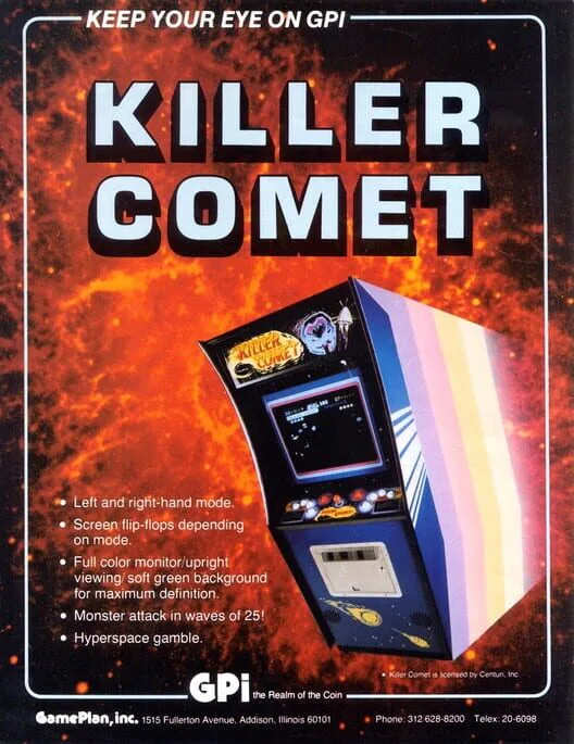 Copertina di Killer Comet