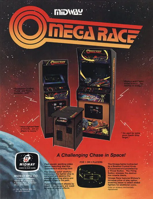 Copertina di Omega Race