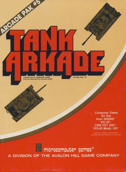 Copertina di Tank Arkade