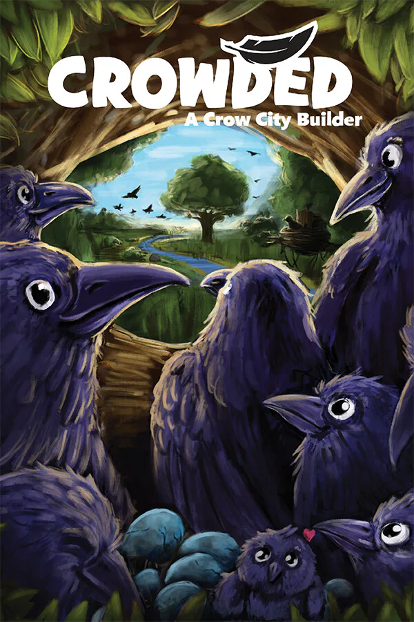 Copertina di Crowded - A Crow City Builder