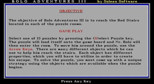 Copertina di Bolo Adventures III