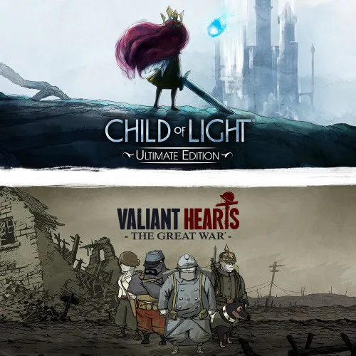 Copertina di Child of Light Ultimate Edition & Valiant Hearts: The Great War Bundle