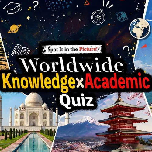 Copertina di Spot It in the Picture! Worldwide Knowledge × Academic Quiz