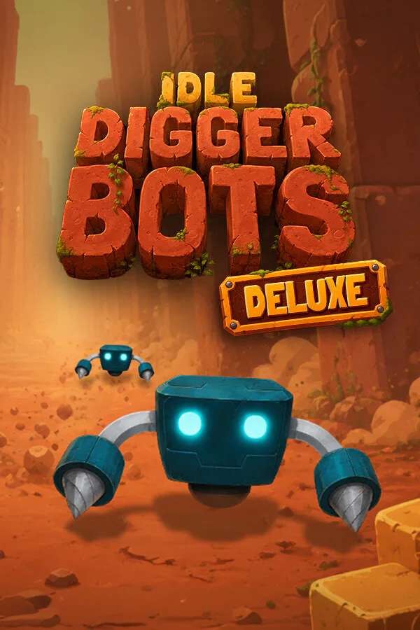 Copertina di Idle Digger Bots Deluxe