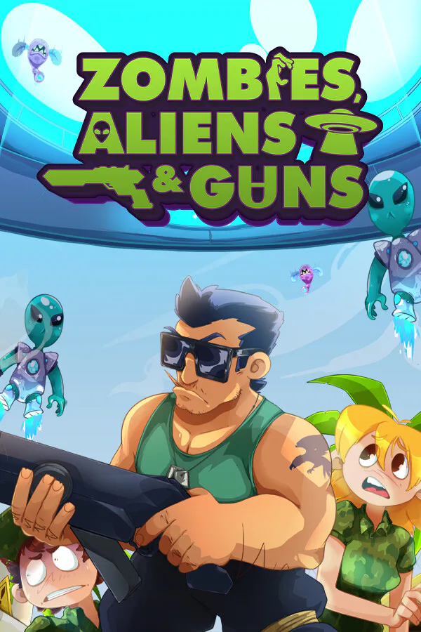 Copertina di Zombies, Aliens and Guns