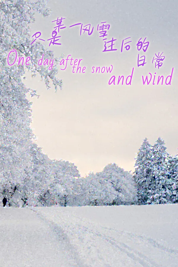 Copertina di One day after the snow and wind