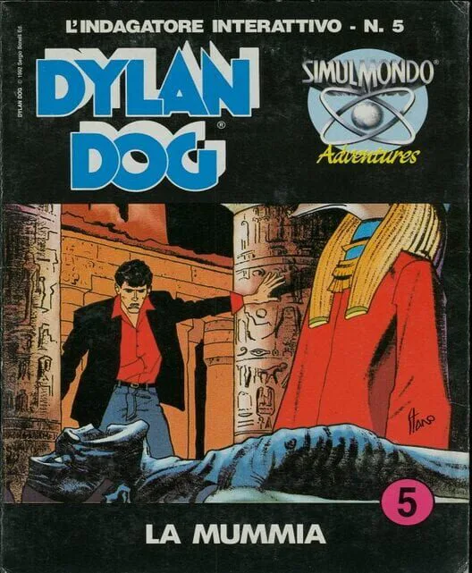 Copertina di Dylan Dog: La Mummia