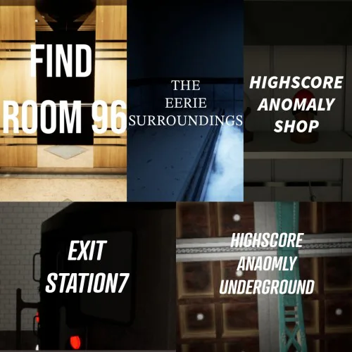 Copertina di Find Room 96 + Exit Station 7 + The Eerie Surroundings +HighScore Anomaly Shop +HighScore Anomaly Underground