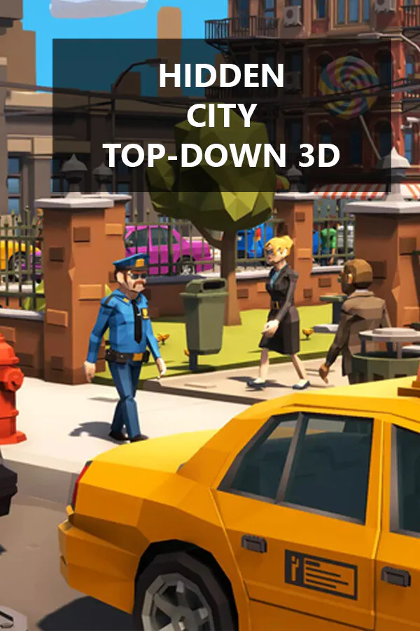 Copertina di Hidden City Top-Down 3D
