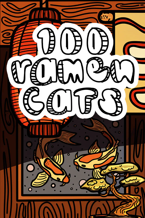 Copertina di 100 Ramen Cats