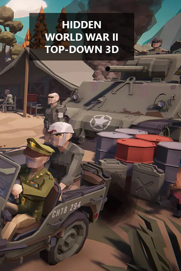 Copertina di Hidden World War II Top-Down 3D